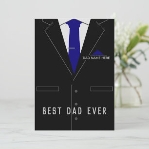 Meilleure carte de Fête des pères DAD Ever Nom per