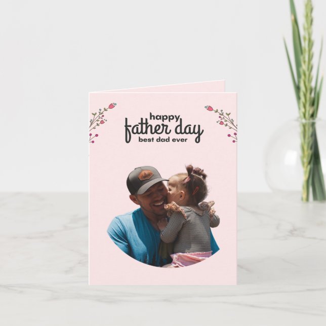 Meilleure Carte de Fête des Pères pour Papa (Devant)