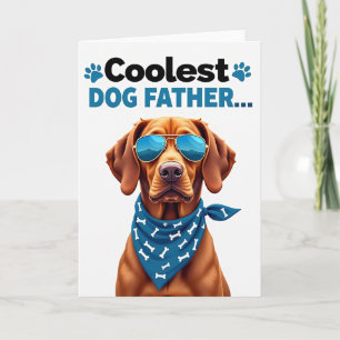 Meilleure carte de la fête des pères Red Dog