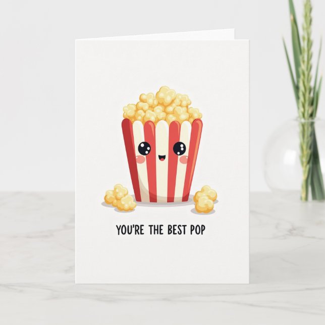 Meilleure Carte de la Fête du Meilleur Pop (Devant)