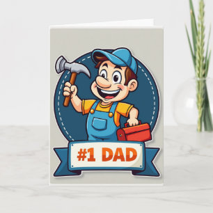 Meilleure Carte de Papa de Bande Dessinée Outil