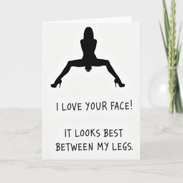Meilleure Carte de Visage Entre Mes Jambes (Devant)