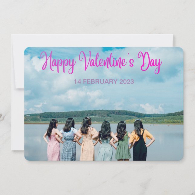 Meilleure carte Heureuse Sainte-Valentin (Devant)