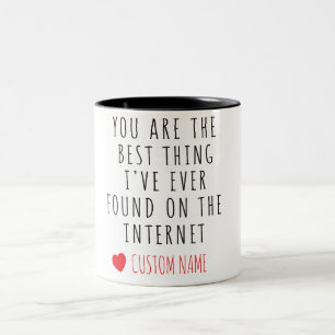 Meilleure Chose Trouvée En Ligne – Mug Nom Personn