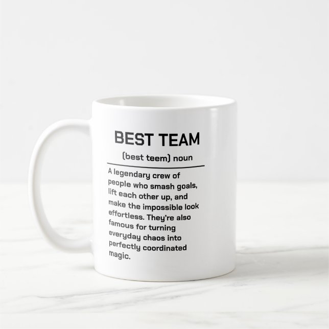 Meilleure Équipe de Tous les Temps | Mug de Reconn (Gauche)