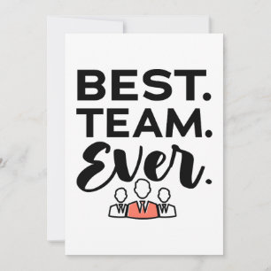 Meilleure équipe jamais, Cadeaux d'équipe pour les