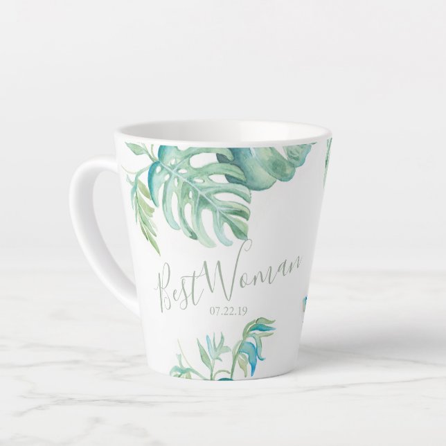 Meilleure femme Aquarelle Turtle Mug (Angle gauche)