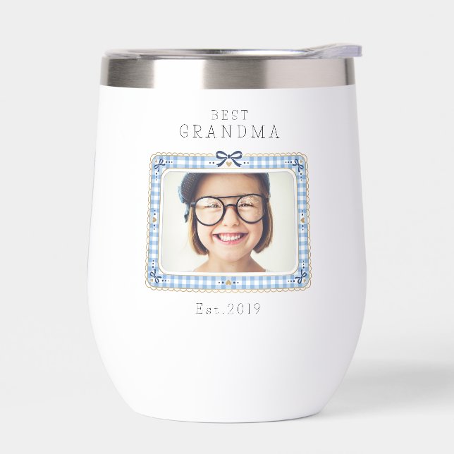 Meilleure grand-mère établie date personnalisée 3  (Gauche)