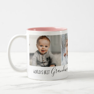 "Meilleure grand-mère/grand-père" Photo Café Mug D