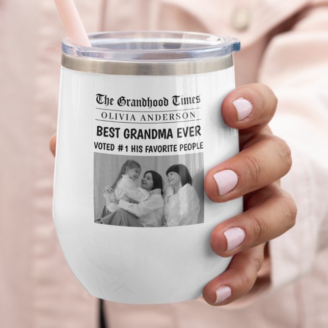 Meilleure grand-mère jamais personnalisé photo tit (Créateur téléchargé)