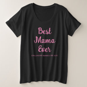 Meilleure Mama jamais femmes Modèle de typographie