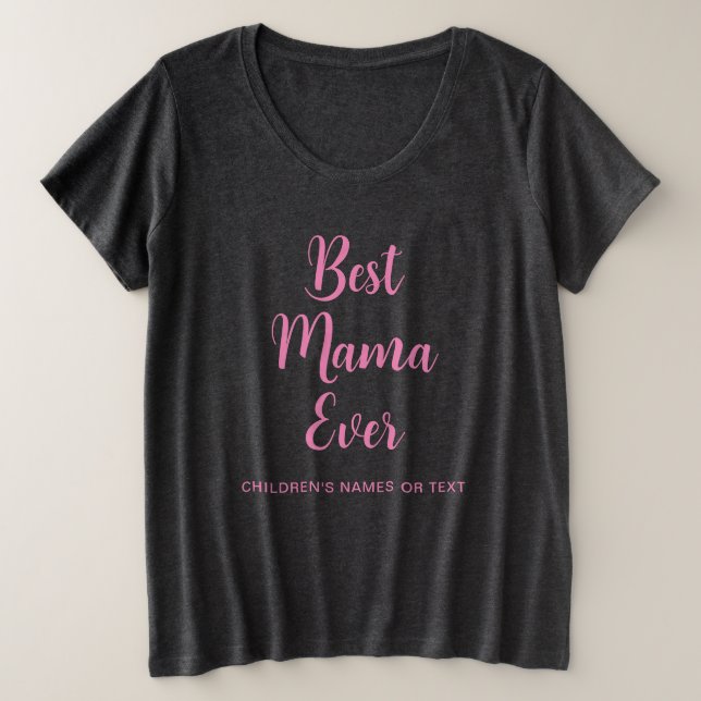 Meilleure Mama jamais femmes Modèle manuscrit mode (Design devant)