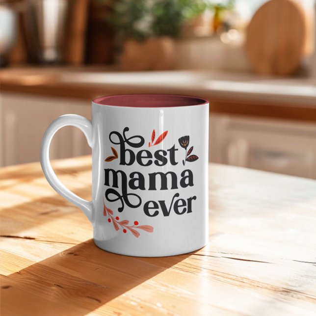 Meilleure Mama jamais Mère's Day Mug (Créateur téléchargé)