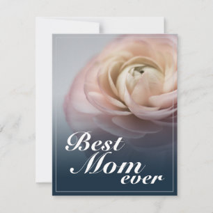 Meilleure Maman avec Grande Rose Rose