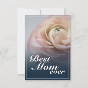 Meilleure Maman avec Grande Rose Rose