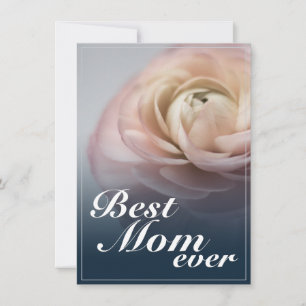 Meilleure Maman avec Grande Rose Rose
