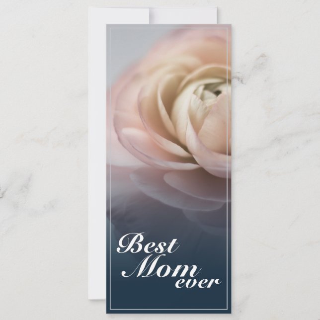 Meilleure Maman avec Grande Rose Rose (Devant)