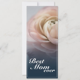 Meilleure Maman avec Grande Rose Rose
