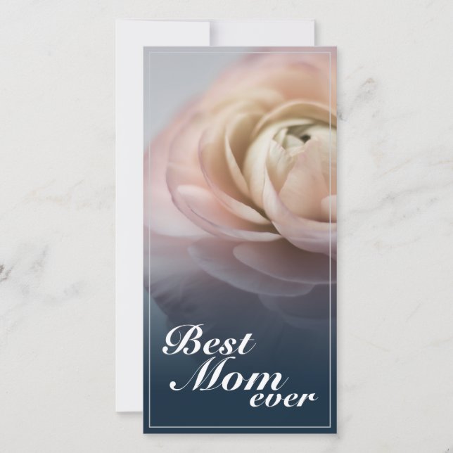 Meilleure Maman avec Grande Rose Rose Pink is more (Devant)