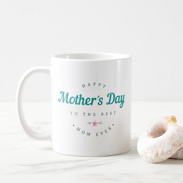 Meilleure maman Bonne fête des mères | Café Mug (Avec donut)