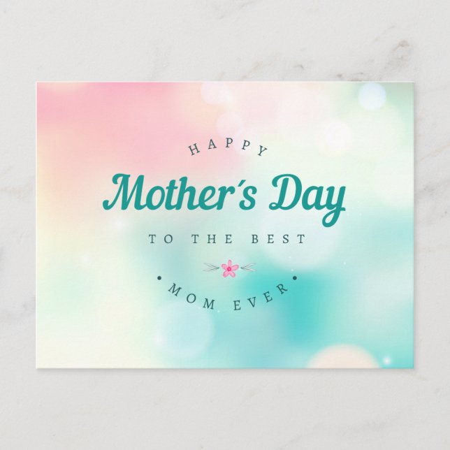 Meilleure maman Bonne fête des mères | Carte posta (Devant)