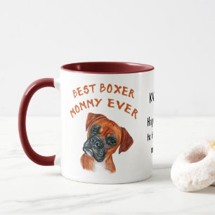 Meilleure maman Boxer jamais coutume Mug