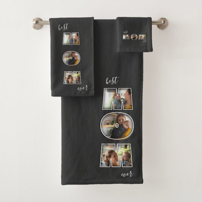 Meilleure Maman Cadeau de Fête des Mères 3 Découpe (En situation)