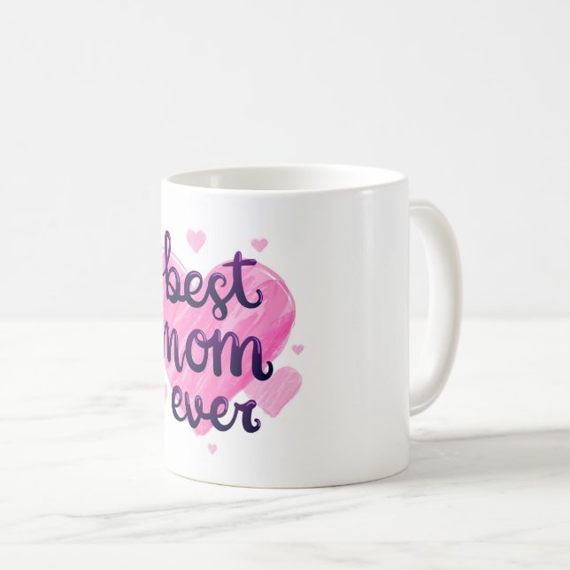 Meilleure maman café Mug (Devant droit)