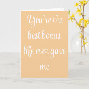 Meilleure Maman de Bonus Citation d'Amour Carte Si
