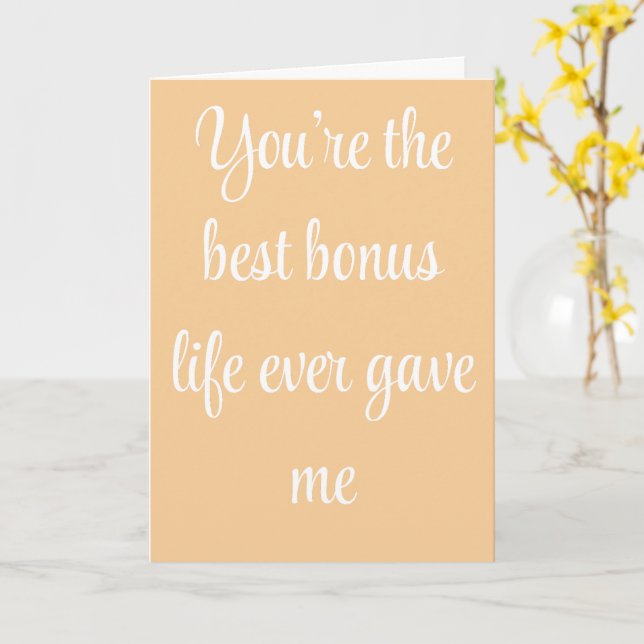 Meilleure Maman de Bonus Citation d'Amour Carte Si (Fleur jaune)
