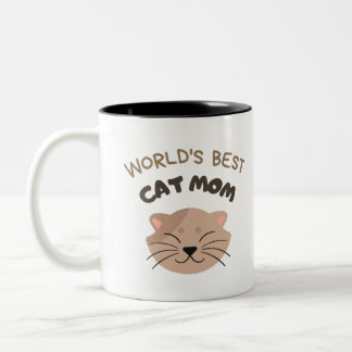 Meilleure maman de chat au monde, Mug Vintage insp