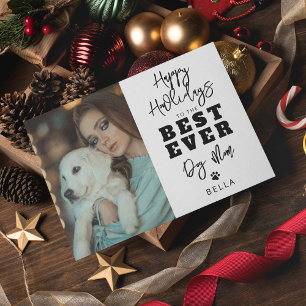 Meilleure Maman de Chien   Carte de vacances photo