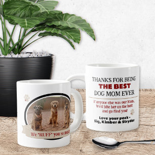 Meilleure maman de chien jamais drôle Mug de café 