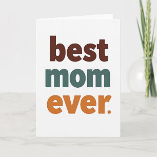 Meilleure Maman de toujours Carte à empiler de cou
