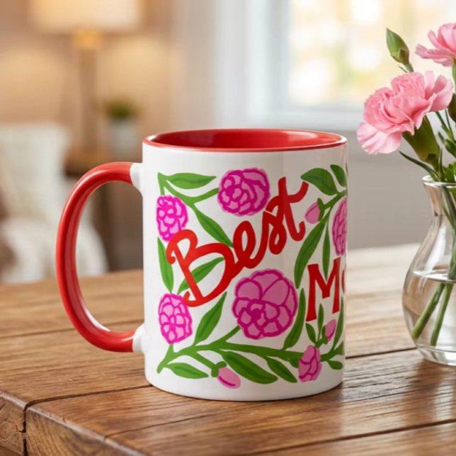 Meilleure Maman de Tous les Temps Mug de la Fête d (Créateur téléchargé)