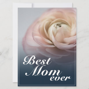 Meilleure Maman du Monde avec Grande Rose Rose