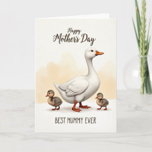 Meilleure Maman du Monde Carte Canard