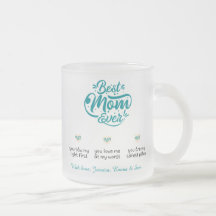 Meilleure Maman du Monde Mug Personnalisé - 3 Rais