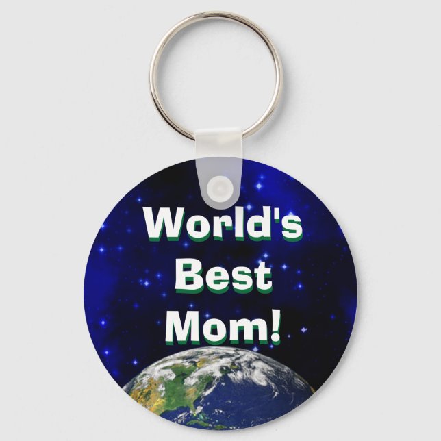 Meilleure maman du monde ! Porte-clés (Recto)