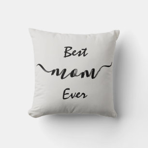 Meilleure Maman Élégante Jouer Un Oreiller
