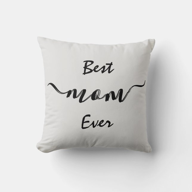 Meilleure Maman Élégante Jouer Un Oreiller (Recto)