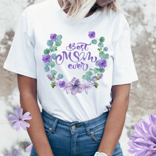 Meilleure Maman Ever Fête des mères T-shirt cadeau