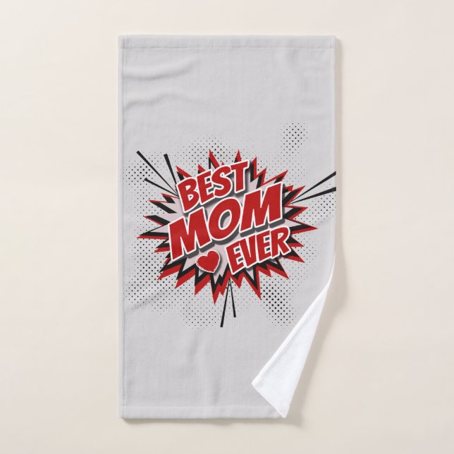 Meilleure maman jamais (Serviette à main)