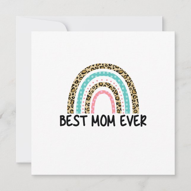 Meilleure maman jamais arc en ciel (Devant)