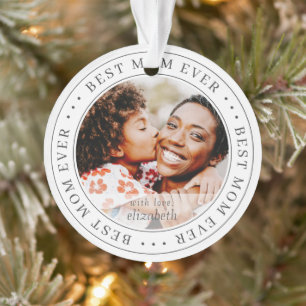 Meilleure maman jamais classique photo simple