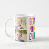 Meilleure maman Jamais Custom Photo Mug (Gauche)