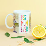 Meilleure maman Jamais Custom Photo Mug<br><div class="desc">Personnalisez cette tasse avec votre texte et vos photos pour créer un cadeau unique ! Disponible en plus de couleurs.</div>
