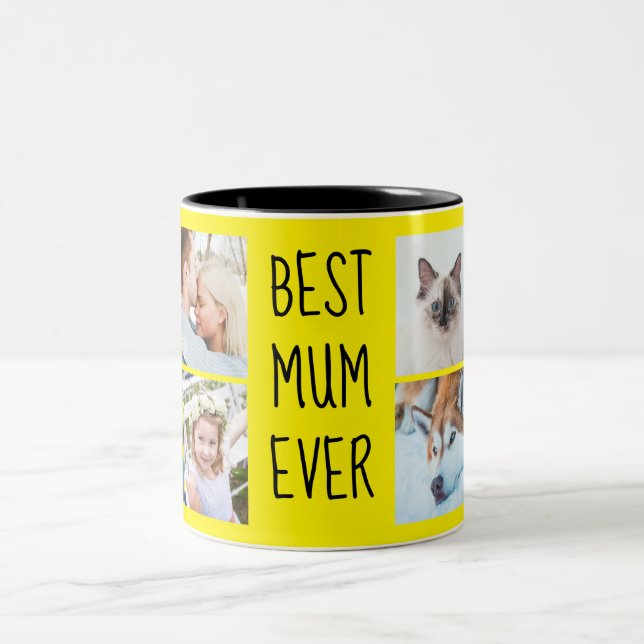 Meilleure maman Jamais Custom Photo Mug (Centre)