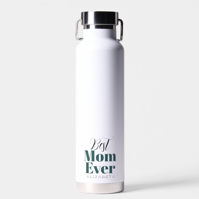 Meilleure maman jamais Customisé Bouteille d'eau (Avant)