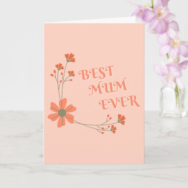 Meilleure maman jamais- Meilleure carte mère au mo (Orchidée)